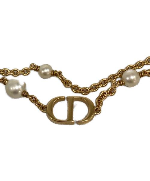 Christian Dior（クリスチャン ディオール）Christian Dior (クリスチャン ディオール) PETIT CD ネックレス ゴールドの古着・服飾アイテム