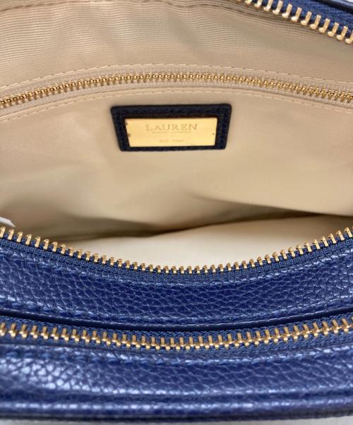 RALPH LAUREN（ラルフローレン）RALPH LAUREN (ラルフローレン) ラルフローレン ロゴ ショルダーバッグ ネイビーの古着・服飾アイテム
