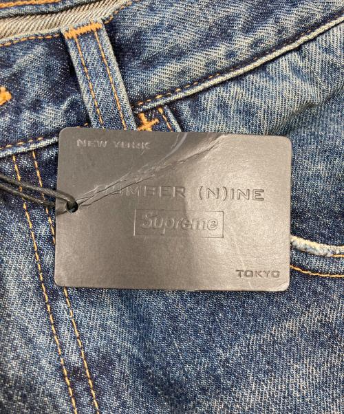SUPREME（シュプリーム）Supreme (シュプリーム) NUMBER (N)INE (ナンバーナイン) コラボデニムパンツ インディゴ サイズ:32の古着・服飾アイテム