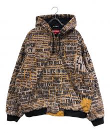 SUPREME（シュプリーム）の古着「Dash Snow Hooded Work Jacket」｜イエロー×ブラック