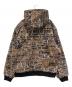 Supreme (シュプリーム) Dash Snow Hooded Work Jacket イエロー×ブラック サイズ:SIZE L：40000円