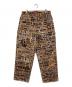 Supreme（シュプリーム）の古着「Dash Snow Double Knee Painter Pant」｜イエロー×ブラック