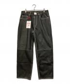 SUPREME×TRUE RELIGIONシュプリーム×トゥルー レリジョン）の古着「Loose Fit Leather Pant」｜ブラック