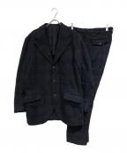 COMME des GARCONS HOMMEコムデギャルソン オム）の古着「チェック柄セットアップ」｜ネイビー