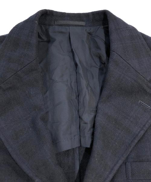 COMME des GARCONS HOMME（コムデギャルソン オム）COMME des GARCONS HOMME (コムデギャルソン オム) チェック柄セットアップ ネイビー サイズ:SIZE Mの古着・服飾アイテム