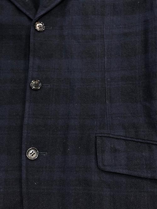 COMME des GARCONS HOMME（コムデギャルソン オム）COMME des GARCONS HOMME (コムデギャルソン オム) チェック柄セットアップ ネイビー サイズ:SIZE Mの古着・服飾アイテム