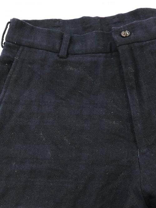 COMME des GARCONS HOMME（コムデギャルソン オム）COMME des GARCONS HOMME (コムデギャルソン オム) チェック柄セットアップ ネイビー サイズ:SIZE Mの古着・服飾アイテム