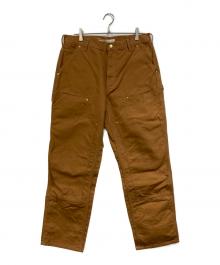CarHartt（カーハート）の古着「FIRM DUCK DOUBLE-FRONT DUNGAREE」｜ブラウン