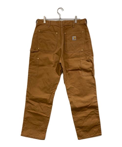 CarHartt（カーハート）CarHartt (カーハート) FIRM DUCK DOUBLE-FRONT DUNGAREE ブラウン サイズ:SIZE 86cm (W34)の古着・服飾アイテム