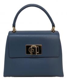 FURLA（フルラ）の古着「Furla 1927 トップハンドル MINI」｜ブルー