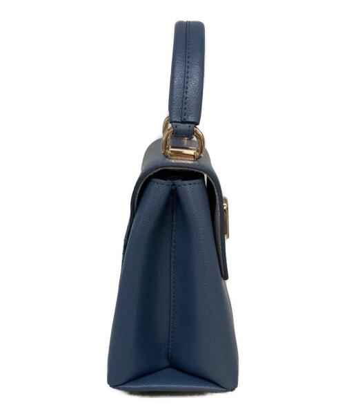 FURLA（フルラ）FURLA (フルラ) Furla 1927 トップハンドル MINI ブルーの古着・服飾アイテム