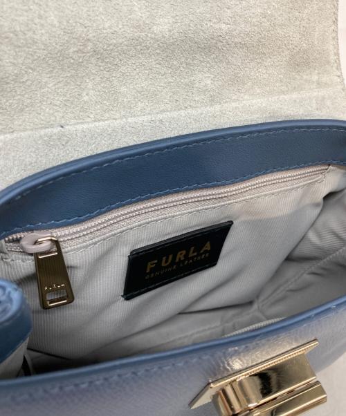 FURLA（フルラ）FURLA (フルラ) Furla 1927 トップハンドル MINI ブルーの古着・服飾アイテム