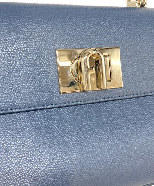 FURLA（フルラ）FURLA (フルラ) Furla 1927 トップハンドル MINI ブルーの古着・服飾アイテム