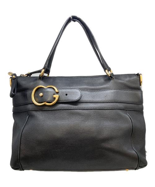 GUCCI（グッチ）GUCCI (グッチ) GG 2WAYバッグ ブラックの古着・服飾アイテム