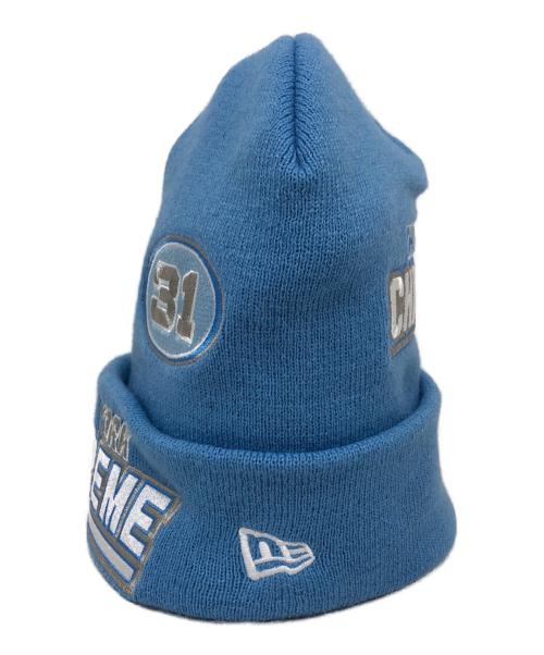 SUPREME（シュプリーム）Supreme (シュプリーム) New Era (ニューエラ) Football Beanie ブルーの古着・服飾アイテム