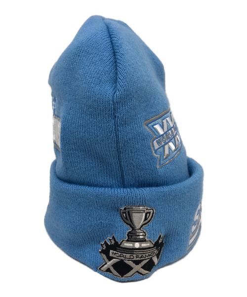 SUPREME（シュプリーム）Supreme (シュプリーム) New Era (ニューエラ) Football Beanie ブルーの古着・服飾アイテム