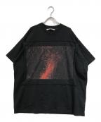 JOHN LAWRENCE SULLIVANジョン ローレンス サリバン）の古着「PHOTO PRINTED OVERSIZED T-SHIRT」｜ブラック