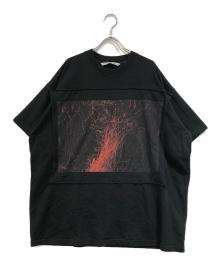 JOHN LAWRENCE SULLIVAN（ジョン ローレンス サリバン）の古着「PHOTO PRINTED OVERSIZED T-SHIRT」｜ブラック