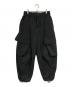 CLESSTE（クレスト）の古着「SOFT SHELL WIDE CAGO PANTS」｜ブラック