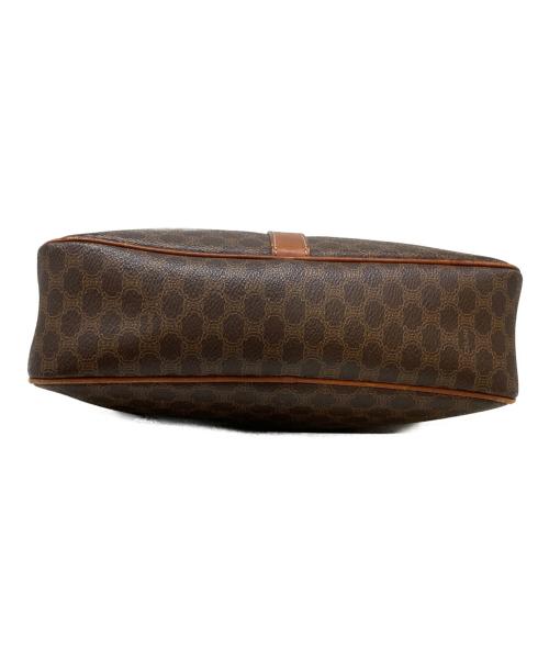 CELINE（セリーヌ）CELINE (セリーヌ) マカダム柄ショルダーバッグ ブラウンの古着・服飾アイテム