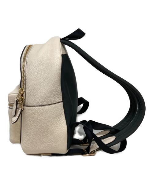 COACH（コーチ）COACH (コーチ) チャーリー ペブルドレザー ミニ リュックサック ホワイトの古着・服飾アイテム