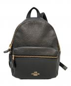 COACHコーチ）の古着「チャーリー ペブルドレザー ミニ リュックサック」｜ブラック