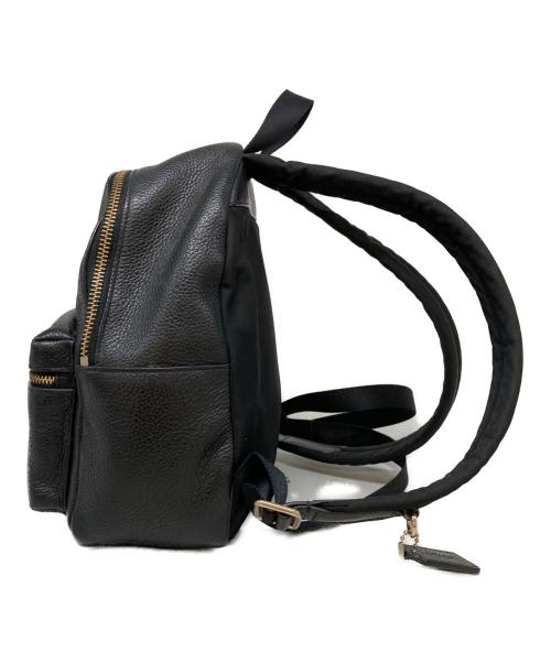 COACH（コーチ）COACH (コーチ) チャーリー ペブルドレザー ミニ リュックサック ブラックの古着・服飾アイテム