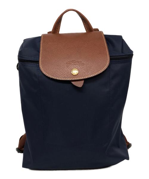 LONGCHAMP（ロンシャン）LONGCHAMP (ロンシャン) ル プリアージュ バックパック ネイビーの古着・服飾アイテム