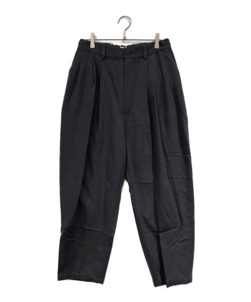 kontor（コントール）KONTOR (コントール) 3タックウールパンツ グレー サイズ:SIZE 2の古着・服飾アイテム
