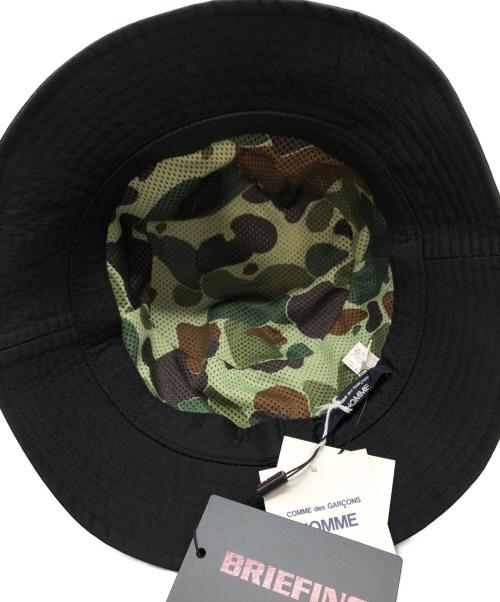 COMME des GARCONS（コムデギャルソン）COMME des GARCONS (コムデギャルソン) BRIEFING (ブリーフィング) NYLON WEATHER HAT ブラックの古着・服飾アイテム