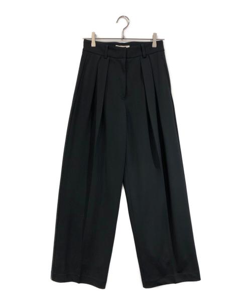 TODAYFUL（トゥデイフル）TODAYFUL (トゥデイフル) Doubletuck Twill Trousers ブラック サイズ:SIZE 38の古着・服飾アイテム