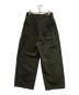 YOKE (ヨーク) COTTON 1TUCK WIDE-LEG BAKER PANTS グリーン サイズ:SIZE 1：16000円