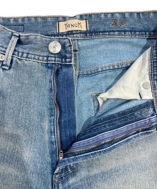 YANUK（ヤヌーク）YANUK (ヤヌーク) Trick Really Light ボーイズストレート ブルー サイズ:26の古着・服飾アイテム