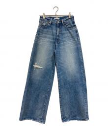 NEEDBY heritage（ニードバイヘリテージ）の古着「ワイドデニムパンツ」｜ブルー