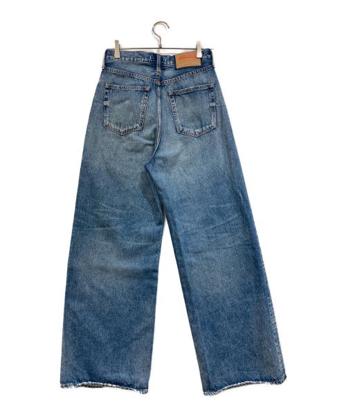 NEEDBY heritage（ニードバイヘリテージ）NEEDBY heritage (ニードバイヘリテージ) ワイドデニムパンツ ブルー サイズ:25の古着・服飾アイテム