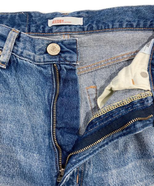 NEEDBY heritage（ニードバイヘリテージ）NEEDBY heritage (ニードバイヘリテージ) ワイドデニムパンツ ブルー サイズ:25の古着・服飾アイテム