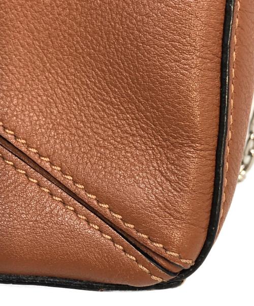 LOEWE（ロエベ）LOEWE (ロエベ) ナノパズルバッグ ブラウンの古着・服飾アイテム