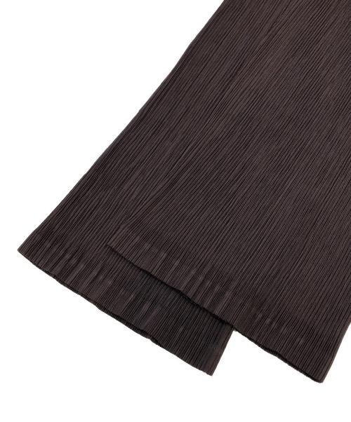 ISSEY MIYAKE（イッセイミヤケ）ISSEY MIYAKE (イッセイミヤケ) プリーツパンツ ブラウン サイズ:SIZE 0の古着・服飾アイテム