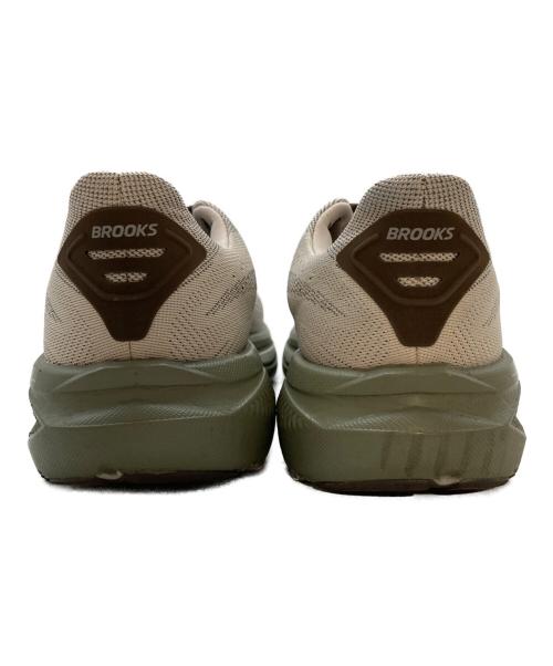 BROOKS（ブルックス）BROOKS (ブルックス) Ghost 17 ベージュ×グリーン サイズ:26の古着・服飾アイテム