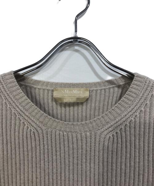 'S Max Mara（エスマックスマーラ）'S Max Mara (エスマックスマーラ) ニットワンピース アイボリー サイズ:SIZE Sの古着・服飾アイテム