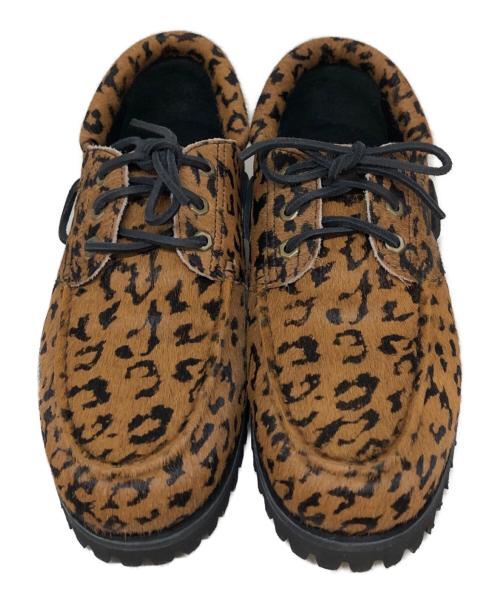 Timberland（ティンバーランド）Timberland (ティンバーランド) WACKO MARIA (ワコマリア) LEOPARD 3EYE CLASIC LUG ブラウン サイズ:SIZE 27cmの古着・服飾アイテム