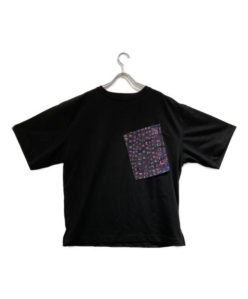 HERALBONY（ヘラルボニー）HERALBONY (ヘラルボニー) ポケットプリントT「（無題）（角）」 ブラック サイズ:SIZE　Freeの古着・服飾アイテム