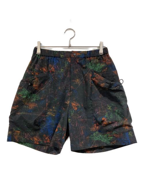 HERALBONY（ヘラルボニー）HERALBONY (ヘラルボニー) エアフローショートパンツ「ギザギザ」 ブラック サイズ:SIZE Mの古着・服飾アイテム