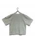 HERALBONY (ヘラルボニー) アートボーダーバスクT「タイトル不明」 グリーン×ホワイト サイズ:SIZE M：10000円