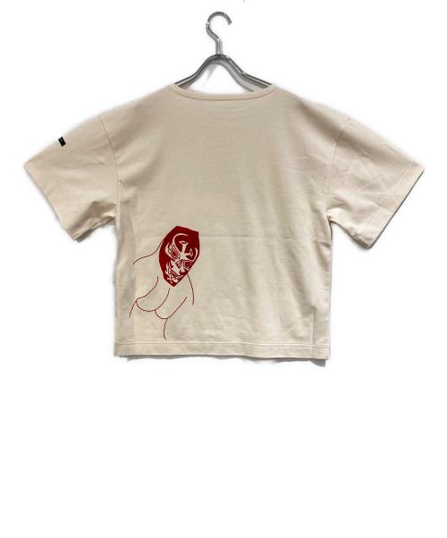 HERALBONY（ヘラルボニー）HERALBONY (ヘラルボニー) アートバスクT「覆面レスラー」 アイボリー サイズ:SIZE Sの古着・服飾アイテム