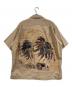 POLO RALPH LAUREN (ポロ・ラルフローレン) 総柄半袖シャツ ベージュ×ネイビー サイズ:L：25000円
