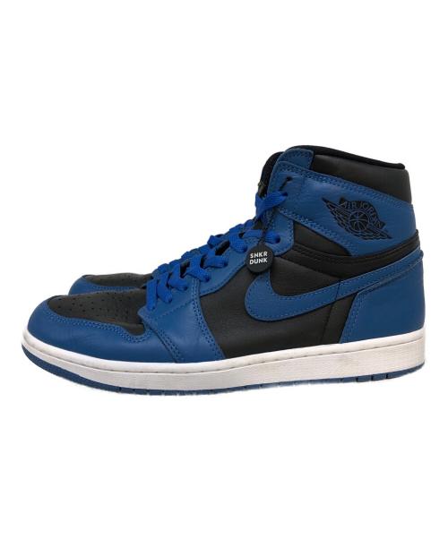 NIKE（ナイキ）NIKE (ナイキ) AIR JORDAN 1 RETRO HIGH OG ブルー×ブラック サイズ:28cmの古着・服飾アイテム