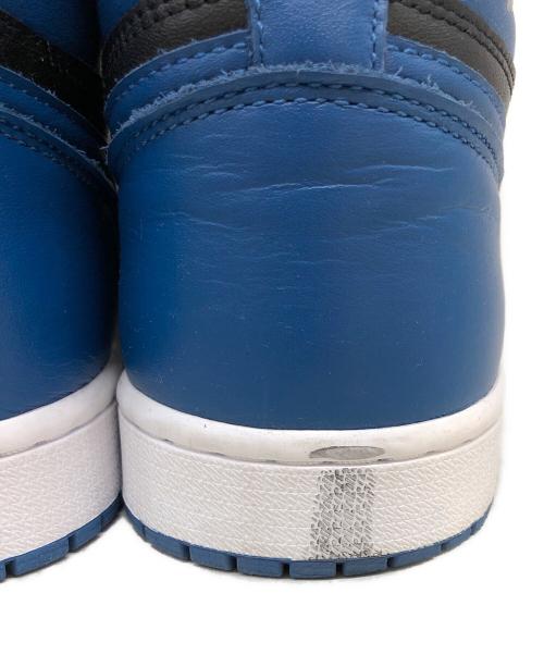 NIKE（ナイキ）NIKE (ナイキ) AIR JORDAN 1 RETRO HIGH OG ブルー×ブラック サイズ:28cmの古着・服飾アイテム