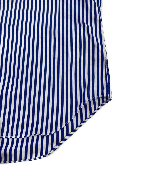 PLAY COMME des GARCONS（プレイコムデギャルソン）PLAY COMME des GARCONS (プレイコムデギャルソン) STRIPE SHIRT ブルー サイズ:Sの古着・服飾アイテム