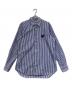 PLAY COMME des GARCONS（プレイコムデギャルソン）の古着「STRIPE SHIRT」｜ブルー